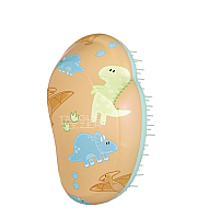 Tangle Teezer The Original Mini Mighty Dino - Расческа для волос детская, цвет мятный/оранжевый